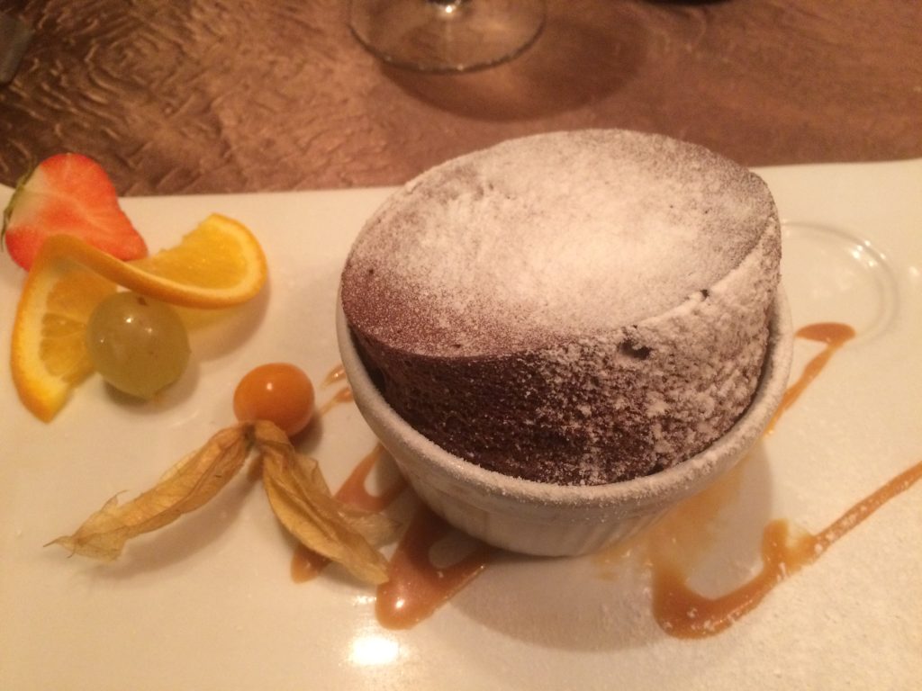 Soufflé au chocolat Valrhona